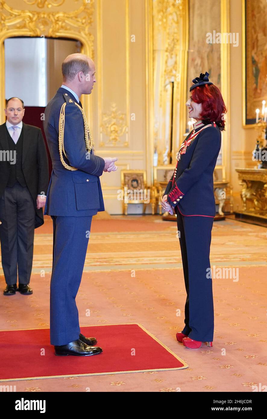 Mrs Caroline Grant from London is made an MBE (Member of the Order of