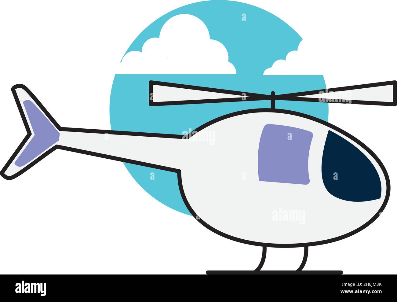 helicopter icon on white background Stock Vector Image & Art - Alamy
