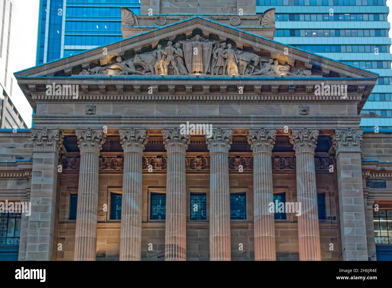 City Hall Clock Tower, Brisbane Stock Photo Alamy