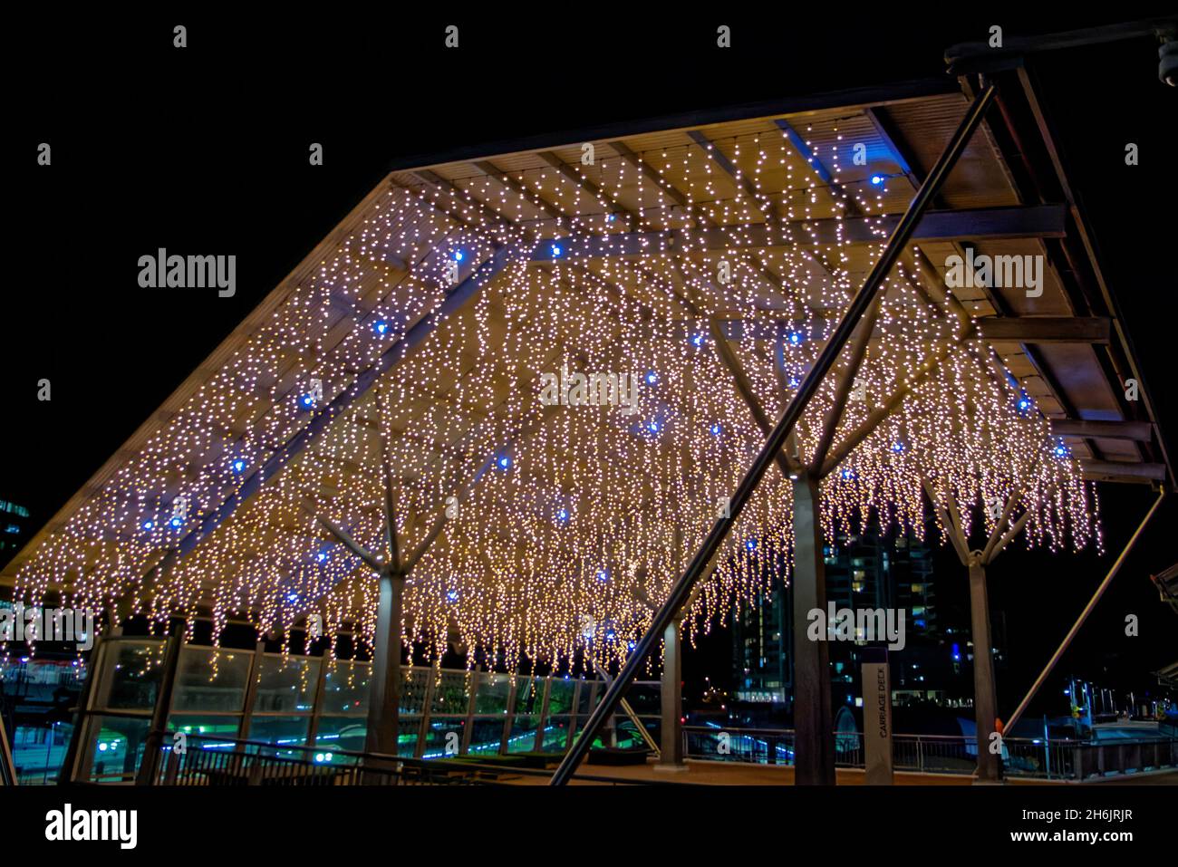 Light Installation, Brisbane Stock Photo Alamy