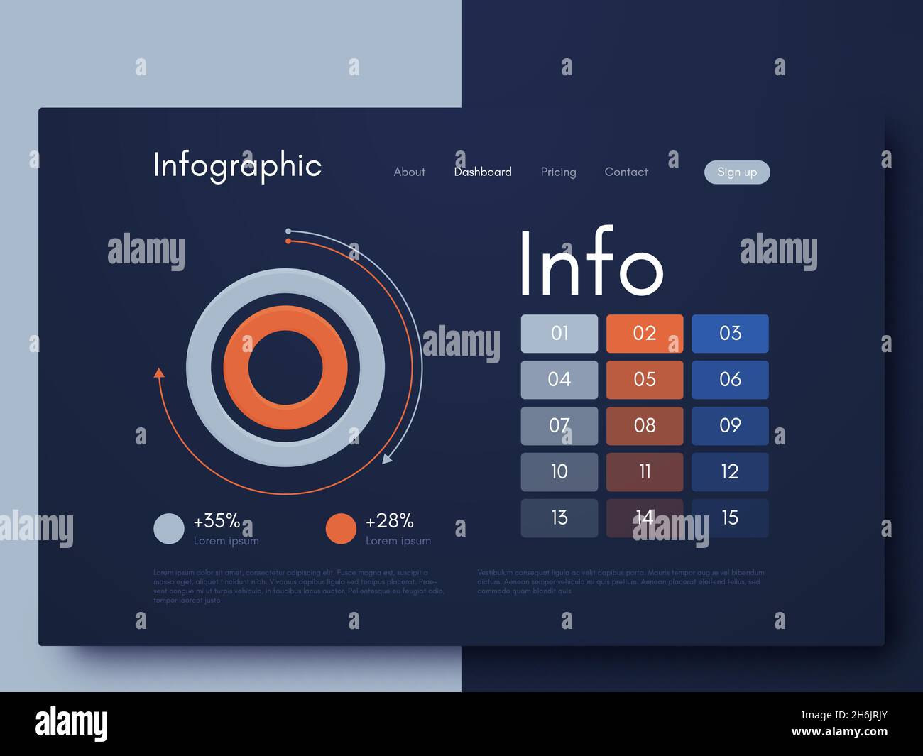 Modern infographic vector elements for business brochures. Use in ...