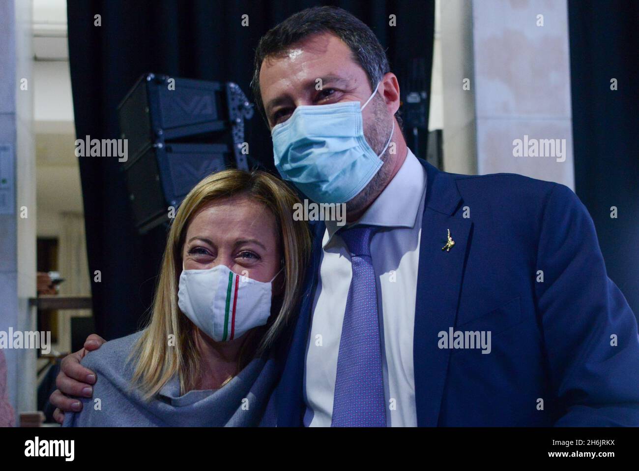 Salone delle Fontane, EUR, Rome, Italy, November 16, 2021, Giorgia ...