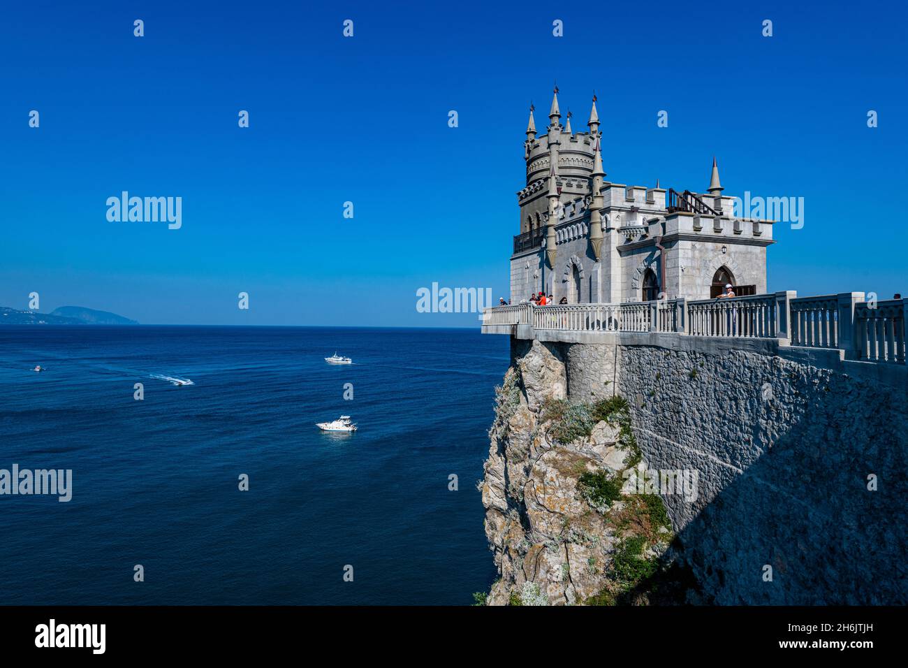Swallow's Nest, Yalta, Crimea, Russia, Europe Stock Photo