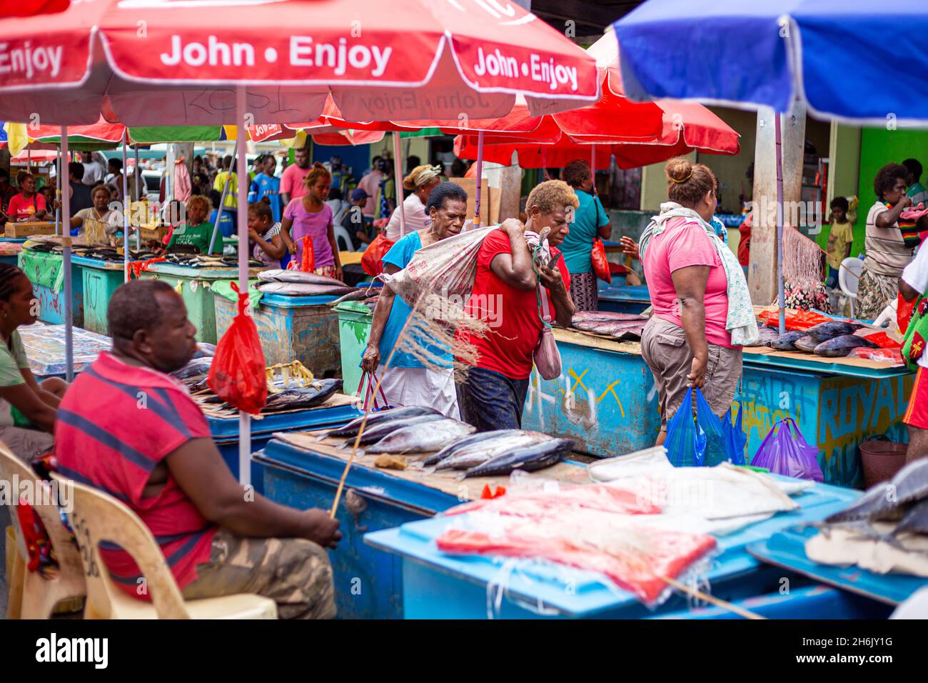 Solomon islands fish market hi res stock photography and images Alamy