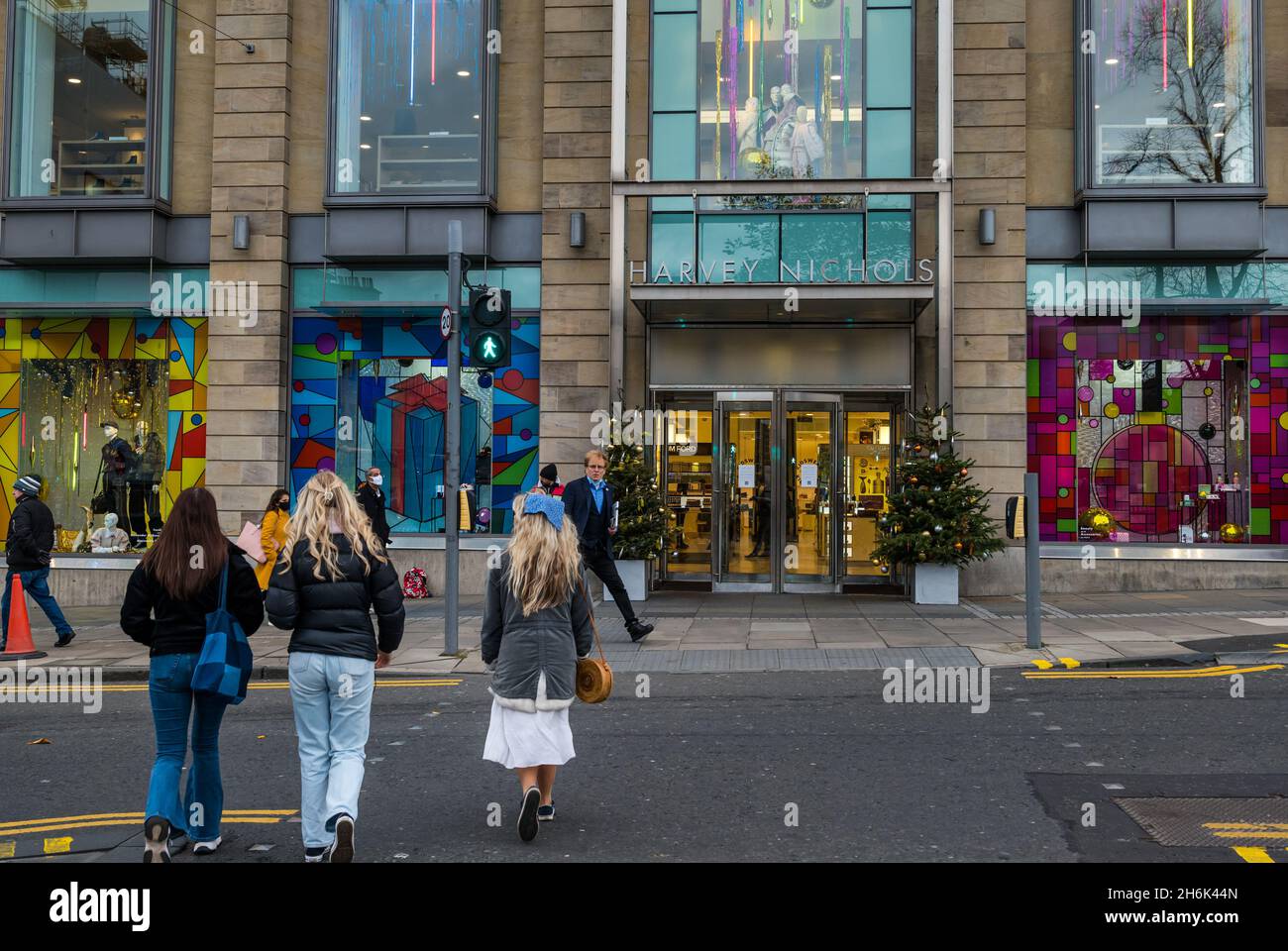 Harvey nichols department store edinburgh hi-res stock photography and