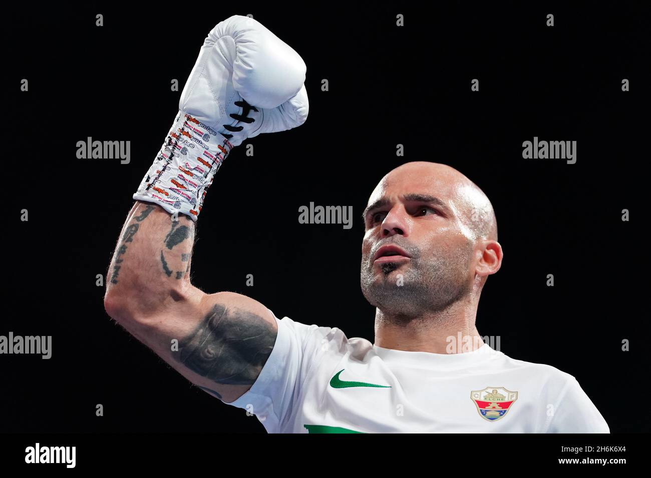 Kiko Martinez in the International Boxing Federation World Feather Title bout at Sheffield Arena. Picture date: Saturday November 13, 2021. Stock Photo