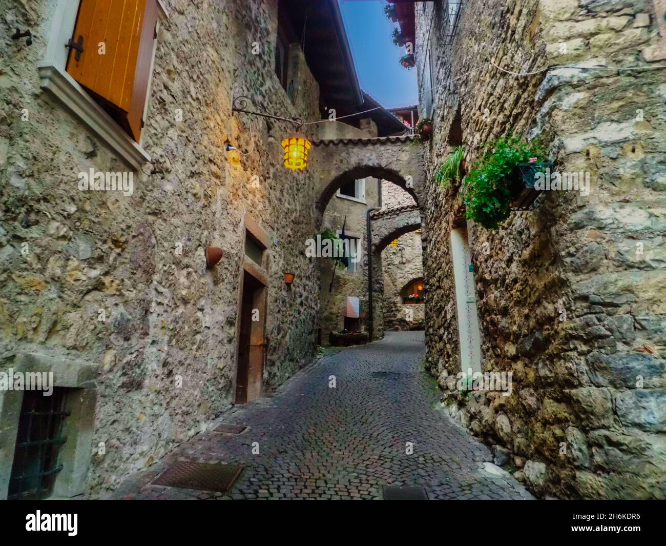 Old village in Italy Stock Photo