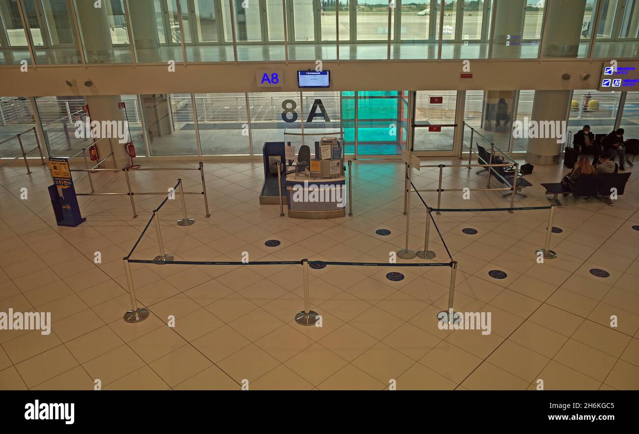 Bari, Italy. Karol Wojtila Inernational airport Stock Photo - Alamy