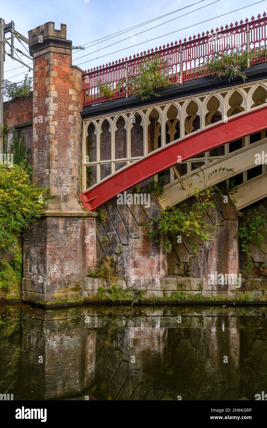 The Castlefield area of Manchester. The Bridgewater and Rochdale canals