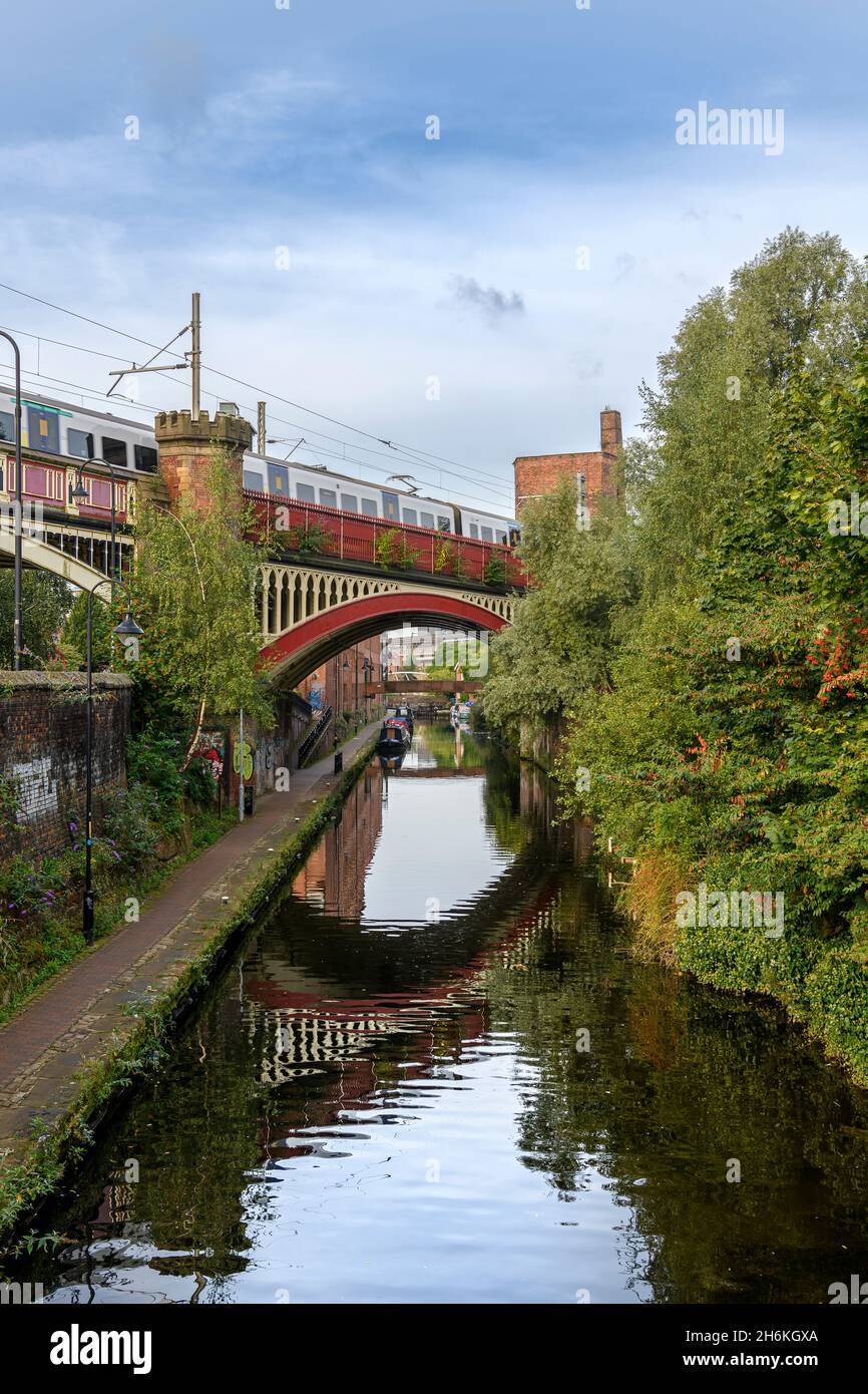 The Castlefield area of Manchester. The Bridgewater and Rochdale canals