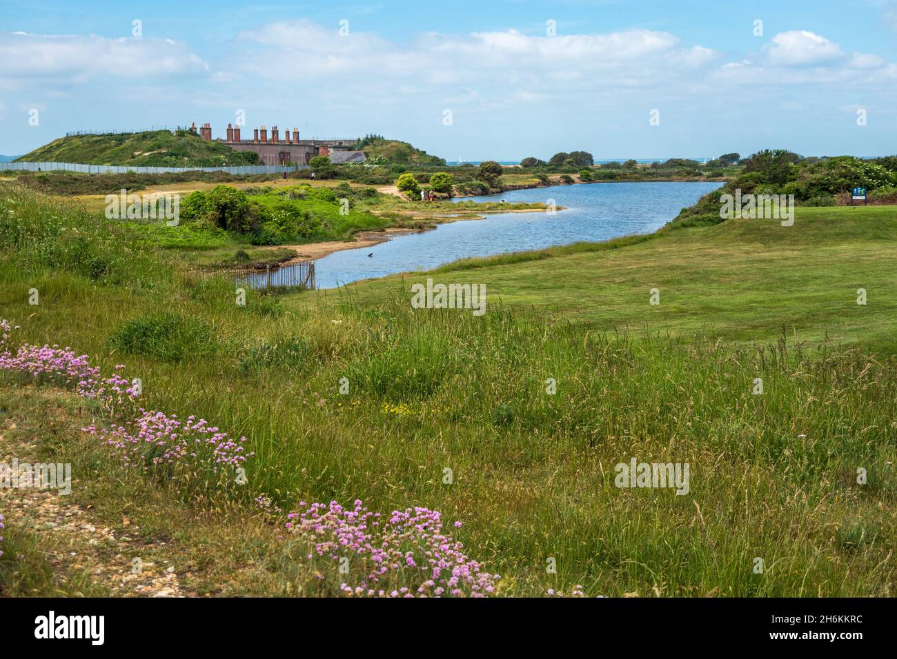 Gosport and stokes bay golf course hires stock photography and images