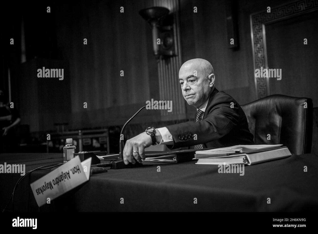 United states secretary of homeland security alejandro mayorkas Black