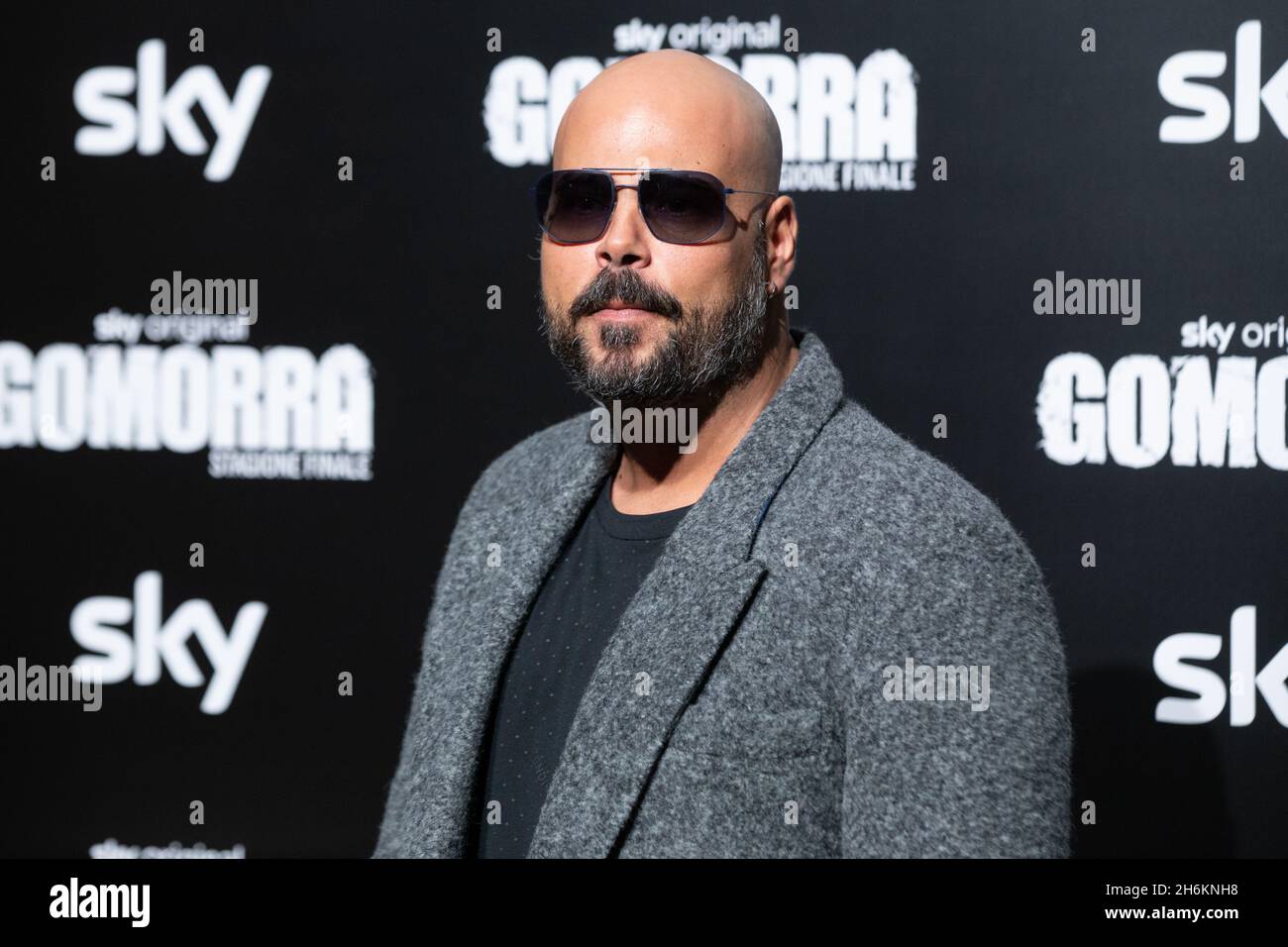 Rome, Italy. 15th Nov, 2021. Marco D'Amore attends the photocall at  Brancaccio Theater in Rome of Sky Original series "Gomorra - La Serie"  (Photo by Matteo Nardone/Pacific Press/Sipa USA) Credit: Sipa USA/Alamy