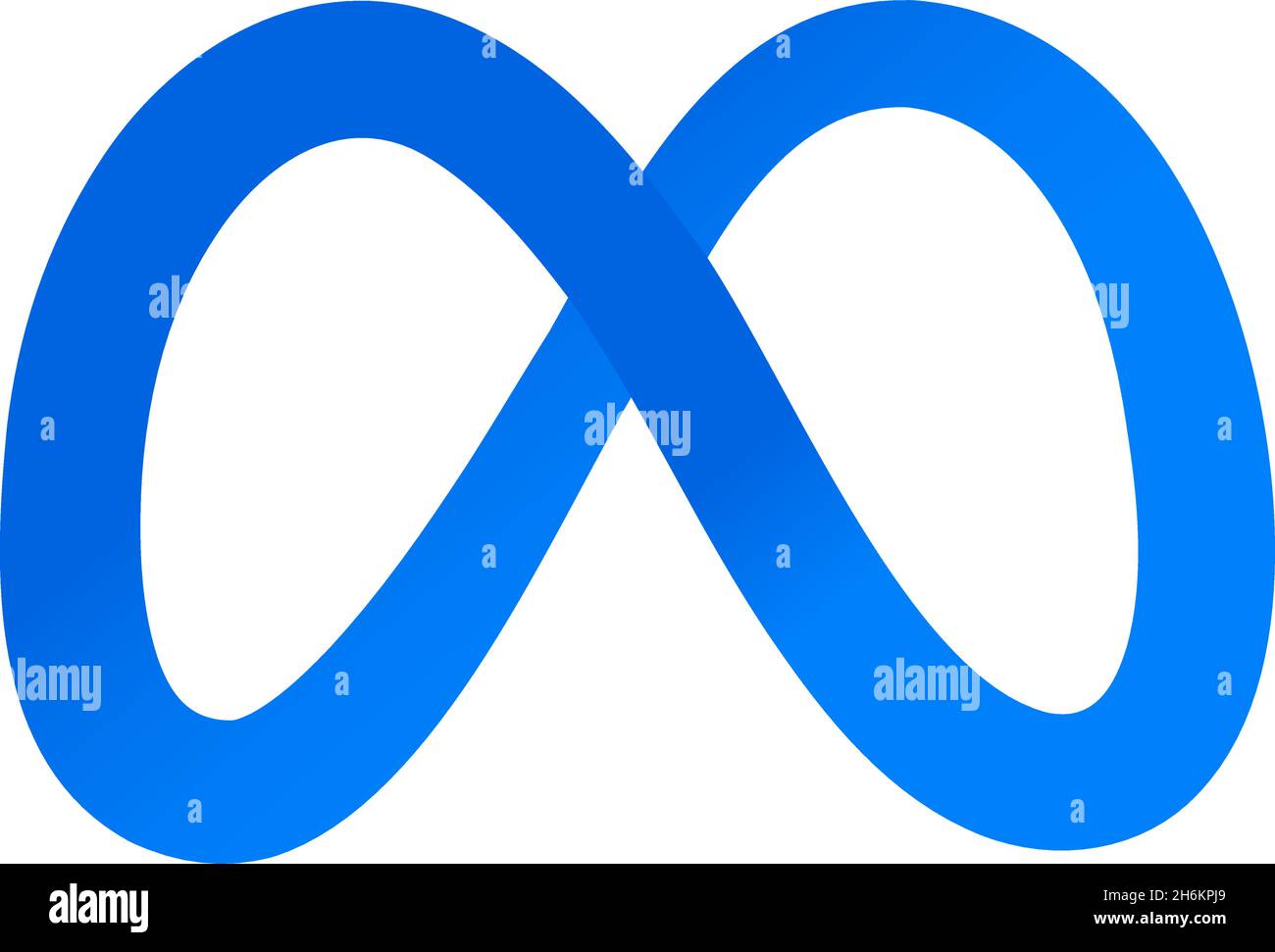 Odessa, Ukraine, November 11, 2021: Meta logo. Social network Facebook rebranding name to Meta. Editorial vector Stock Vector