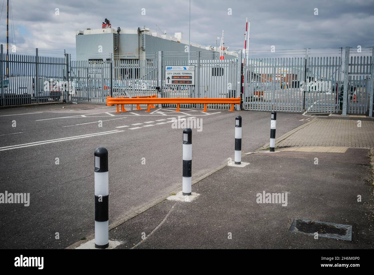 Associated British Ports Shipping Terminal Southampton Stock Photo