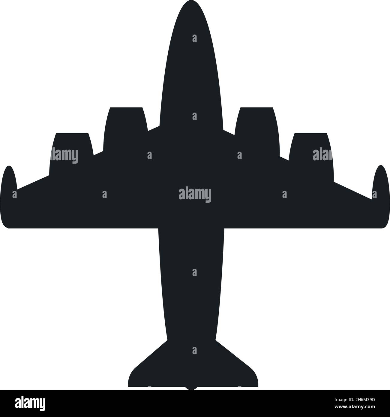 airplane icon on white background Stock Vector Image & Art - Alamy