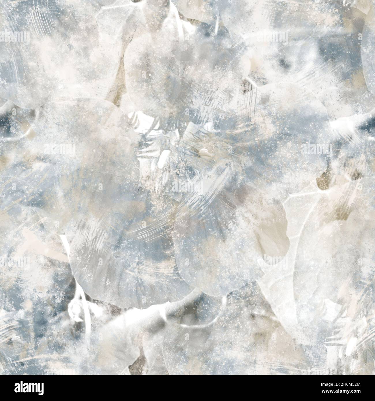 Seamless neutral and white grungy classic abstract surface pattern ...