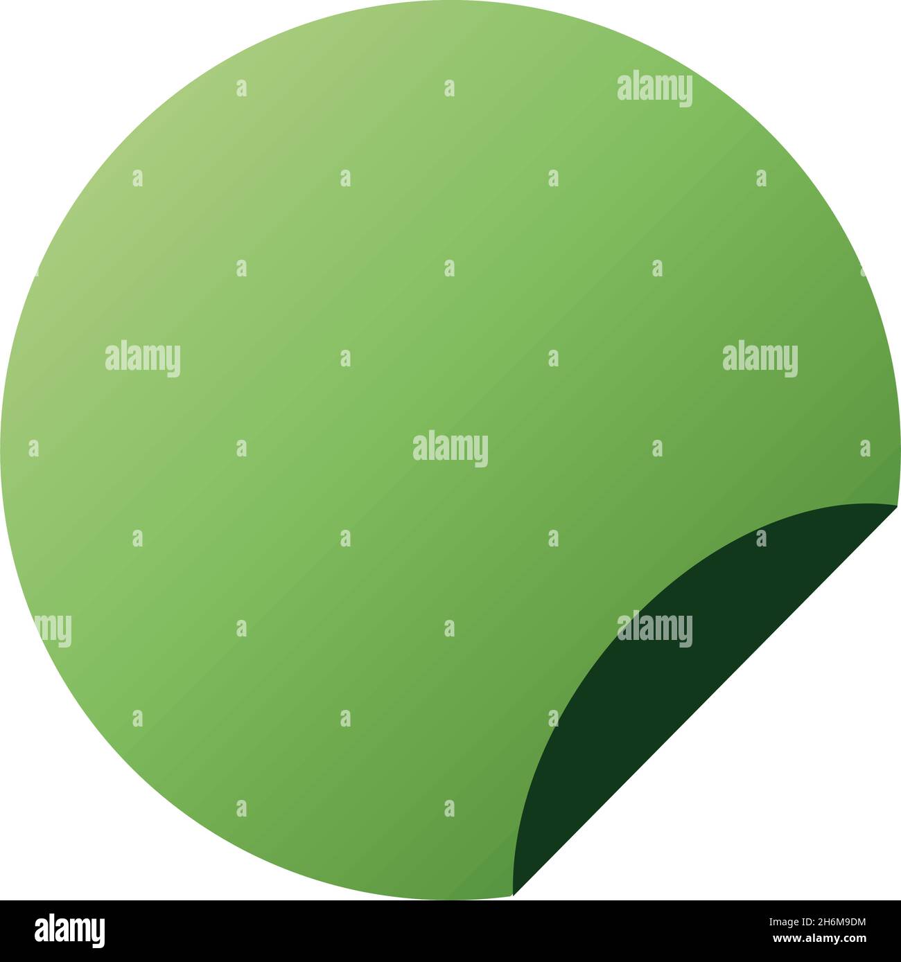 green sticker icon on white background Stock Vector Image & Art - Alamy