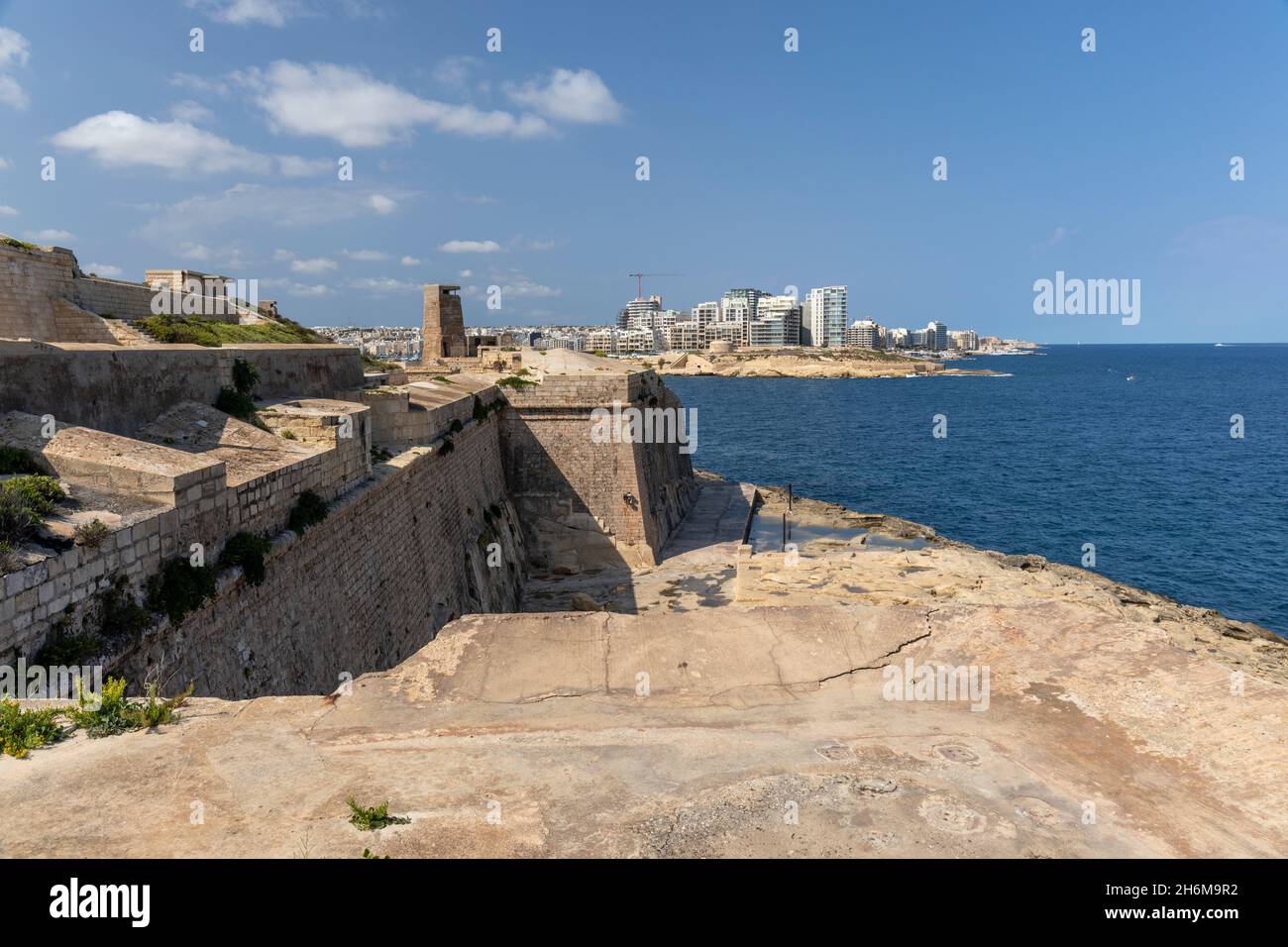 Fort St Elmo, Valletta, Malta, Europe - A UNESCO World Heritage Site Stock Photo