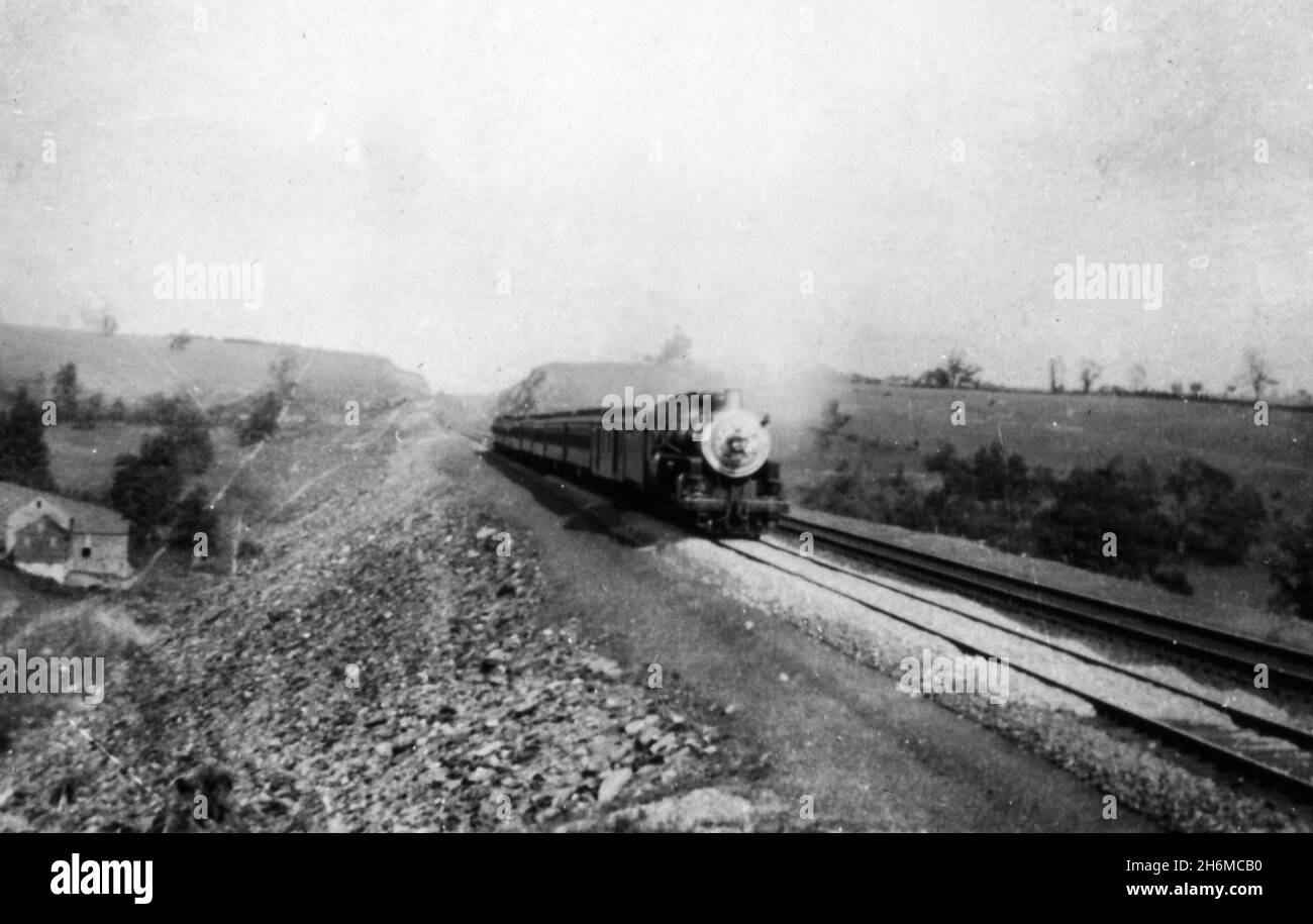 Wm B Bunnell, DL&W RR, 1912 Stock Photo