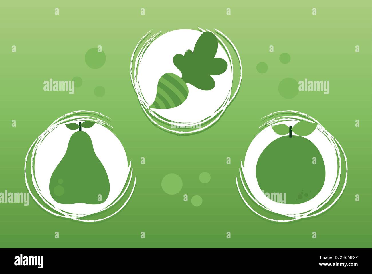 fruits and vegetables illustration design Stock Vector Image & Art - Alamy
