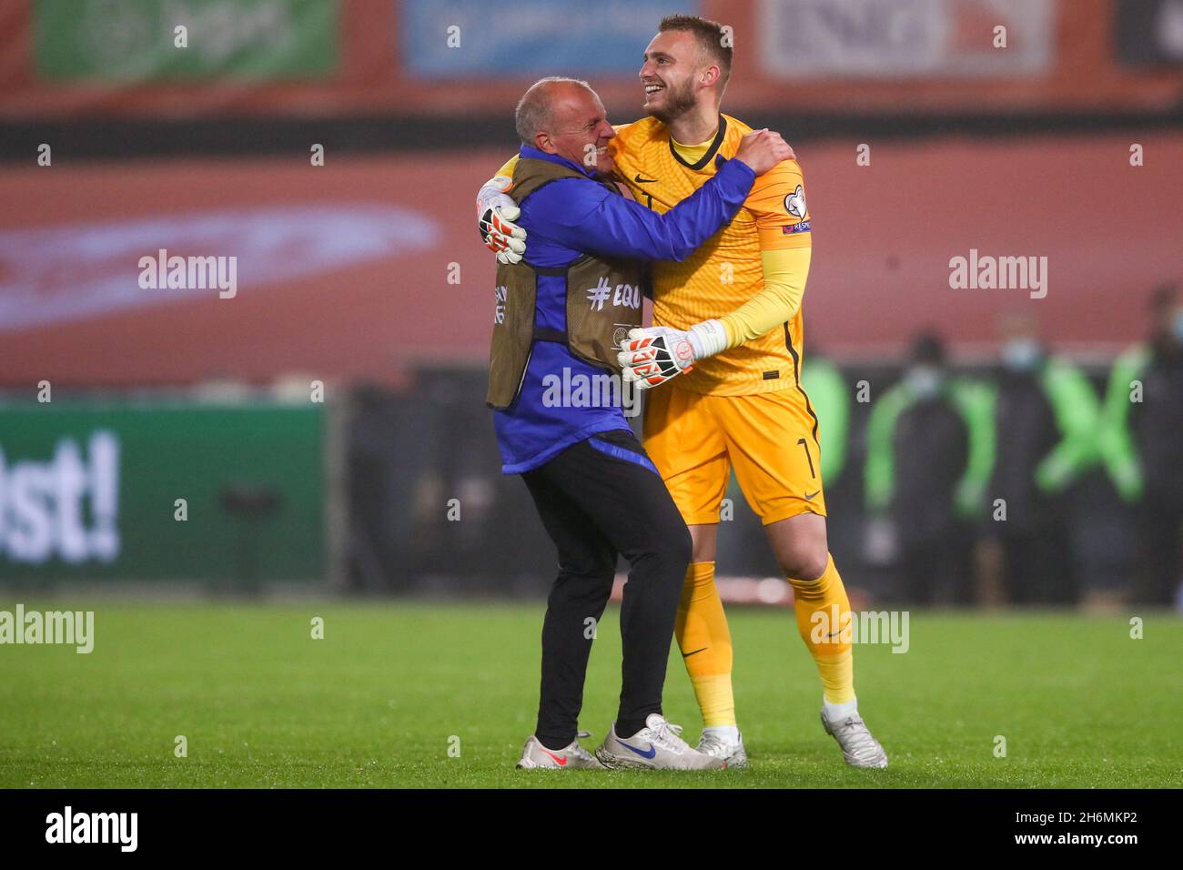 ROTTERDAM NETHERLANDS NOVEMBER 16 Goalkeeper Coach Frans Hoek And rotterdam-netherlands-november-16-goalkeeper-coach-frans-hoek-and