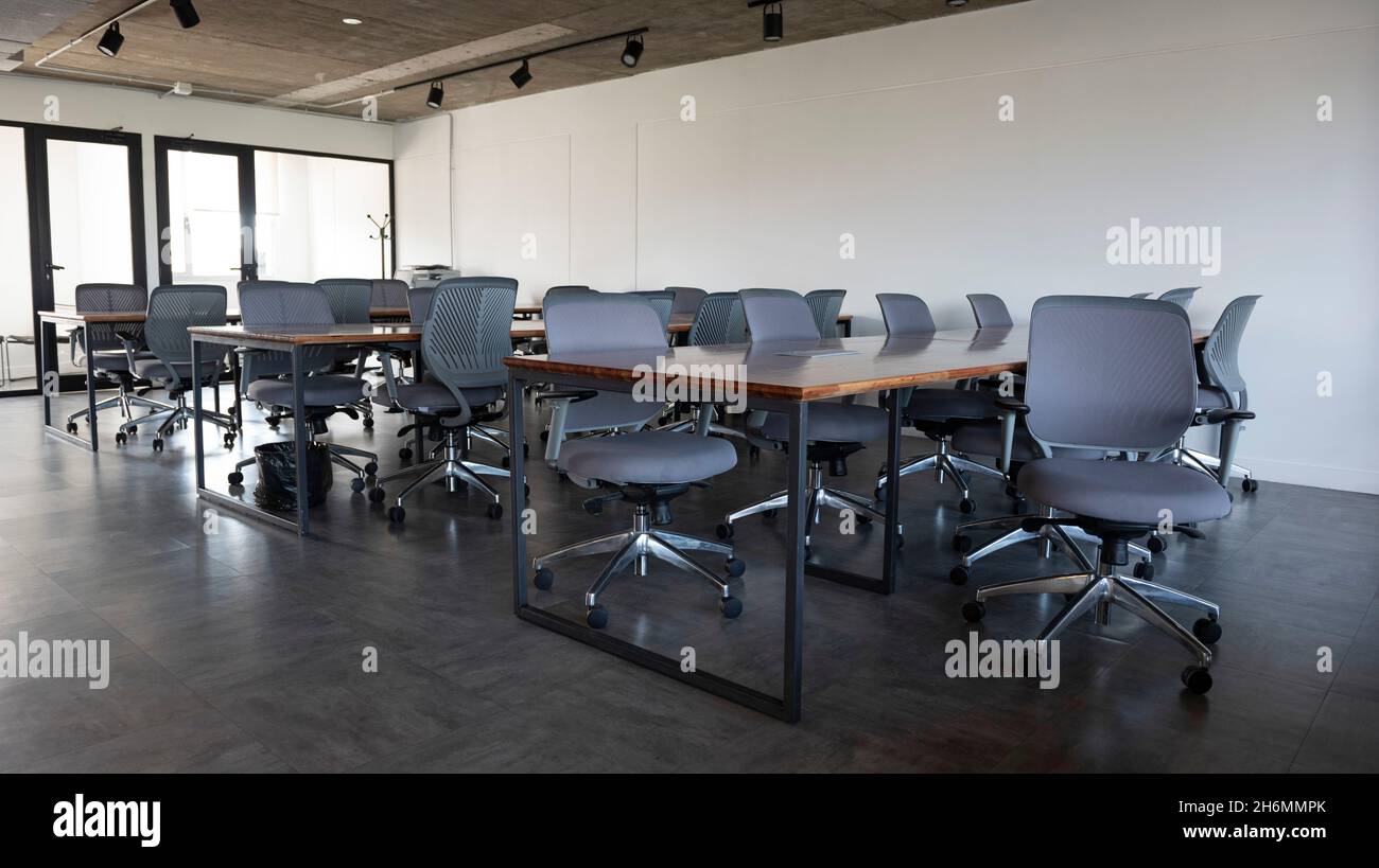 Interior view of empty modern office Stock Photo
