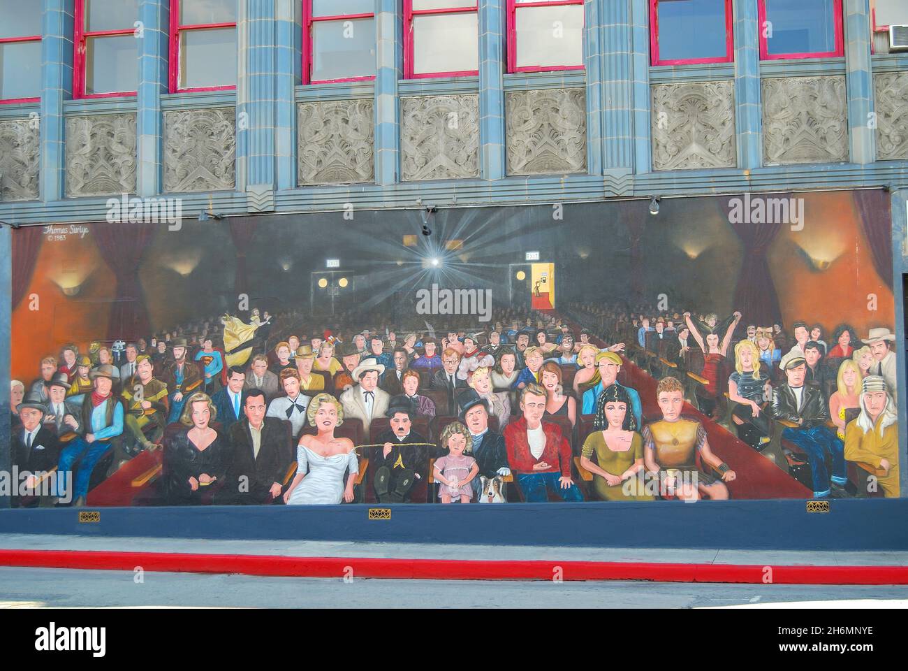 'You Are The Star' wall mural, Hollywood Boulevard & Wilcox Street