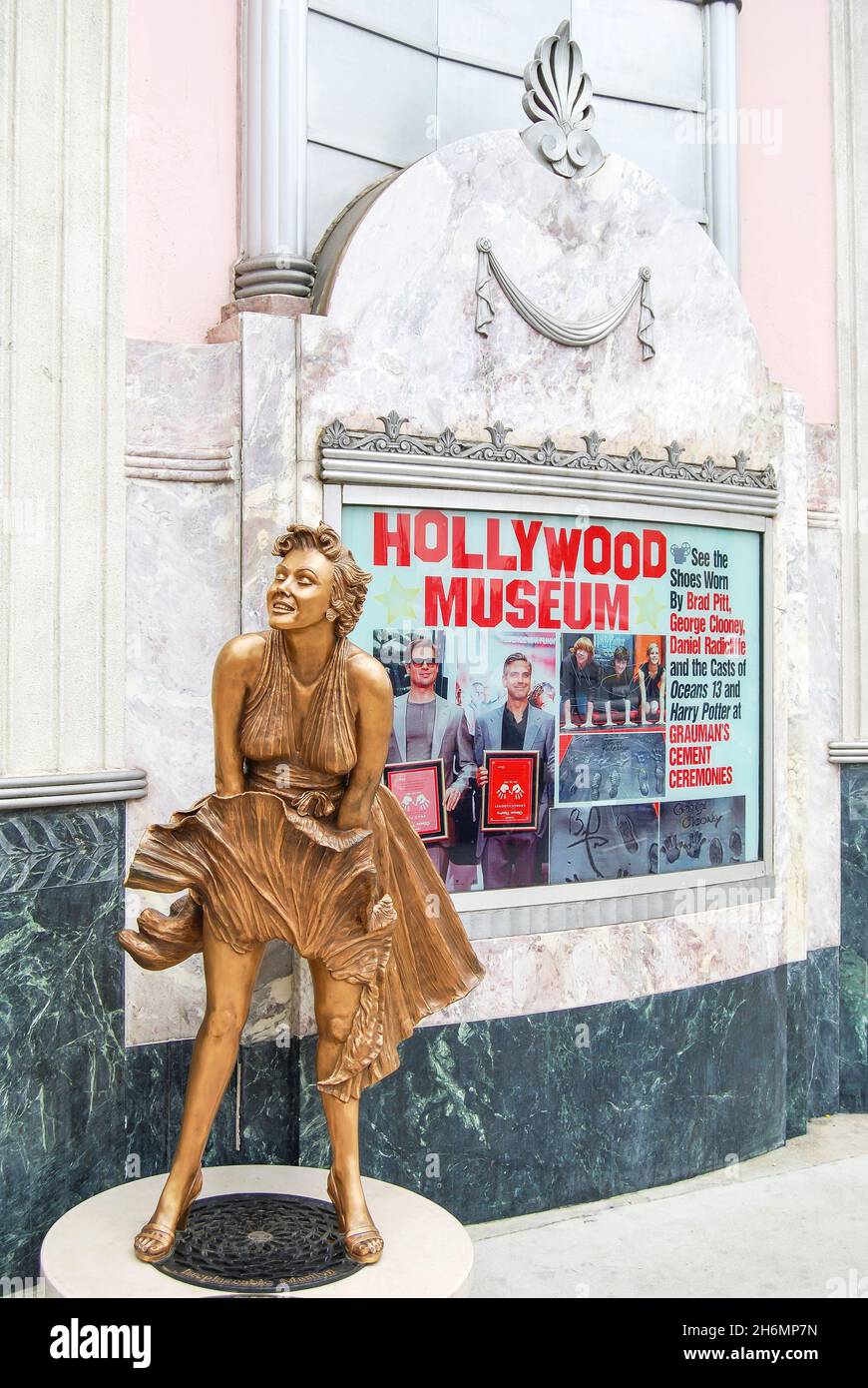Marilyn Monroe statue, Hollywood Museum, Highland Avenue, Hollywood
