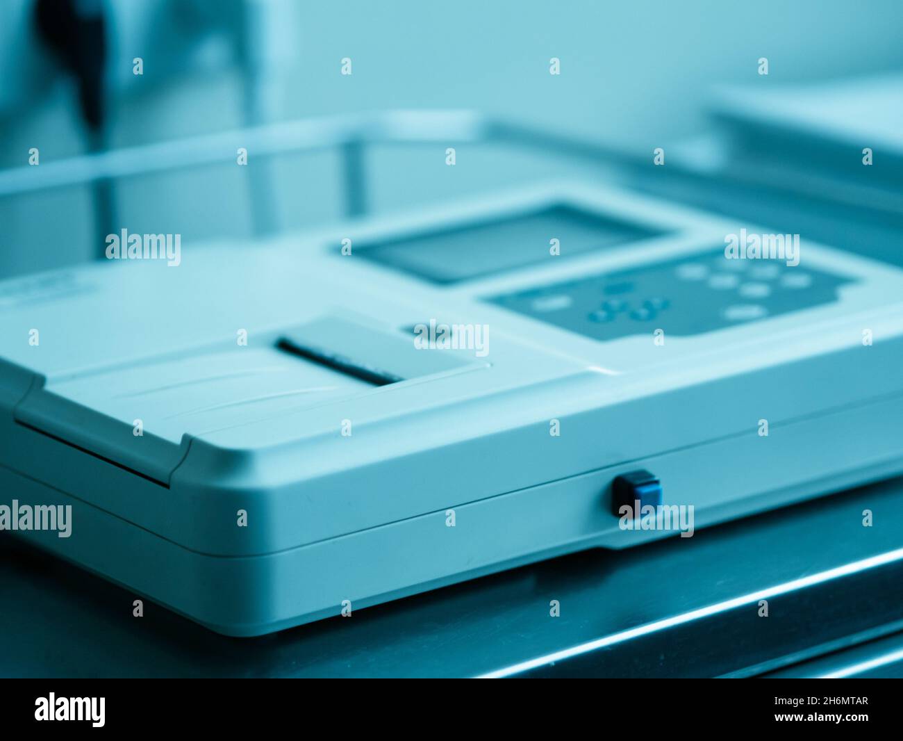 Portable medical equipment for ECG. Cardiovascular diseases diagnostic