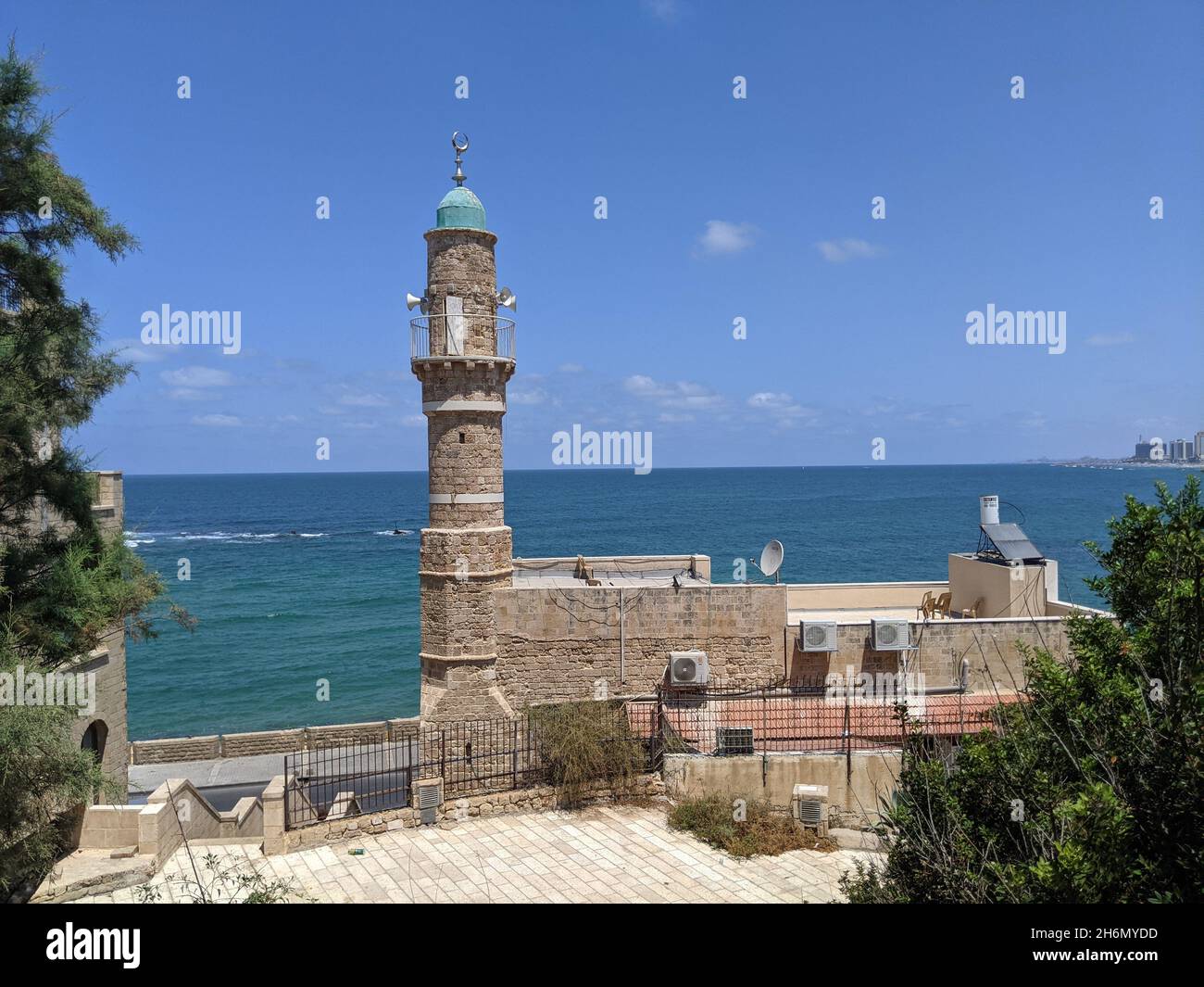Beautiful aerial view of Tel Aviv, Jaffa Stock Photo