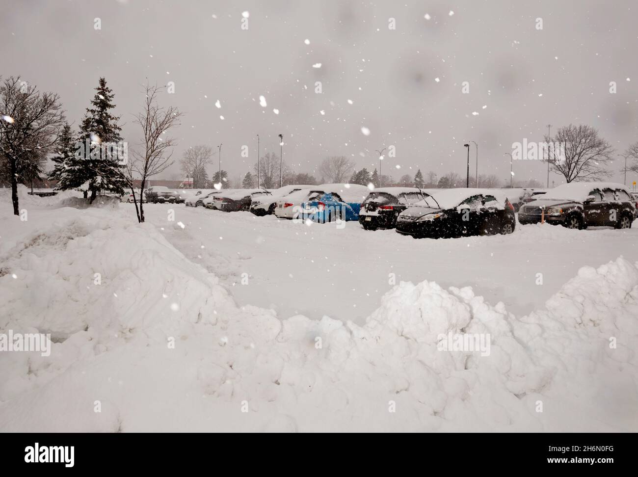 Snow falls on parked car hi-res stock photography and images - Alamy