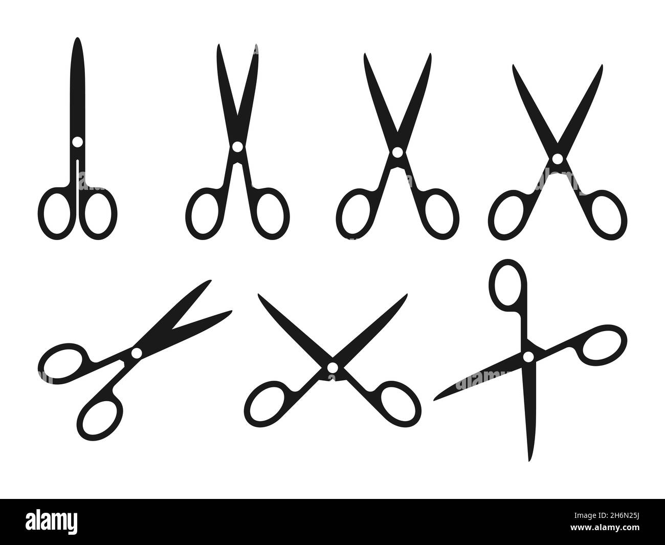 scissors for trimming fishing line isolated on white background Stock Photo  - Alamy