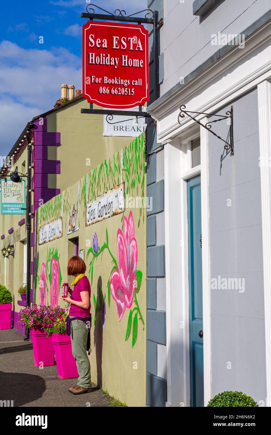 Tea Rooms in Carlingford Village, County Meath, Ireland Stock Photo Alamy