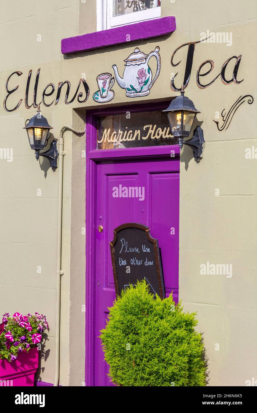 Tea Rooms in Carlingford Village, County Meath, Ireland Stock Photo Alamy