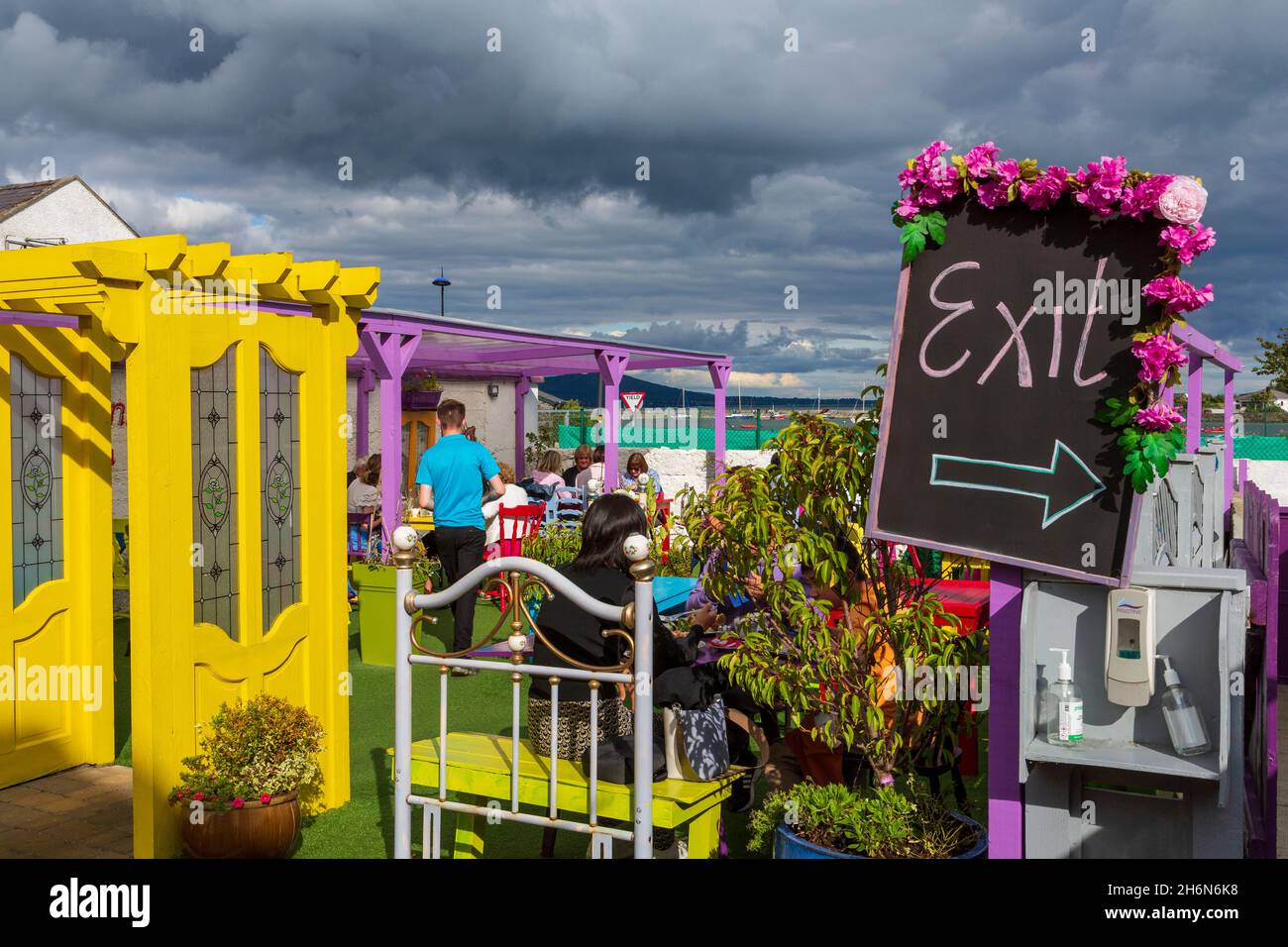 Tea Rooms in Carlingford Village, County Meath, Ireland Stock Photo Alamy