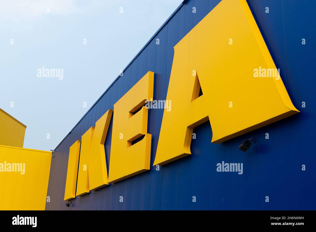 Toronto, ON, Canada June 21, 2021 View at IKEA logo store in Toronto