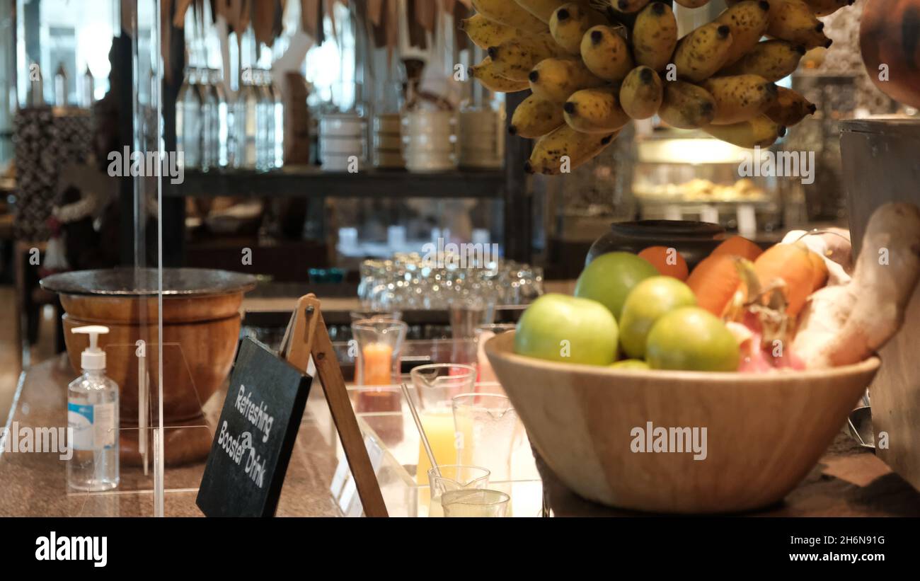 Fruit and Vegetable Juice Bar Breakfast InterContinental Hotel Bangkok