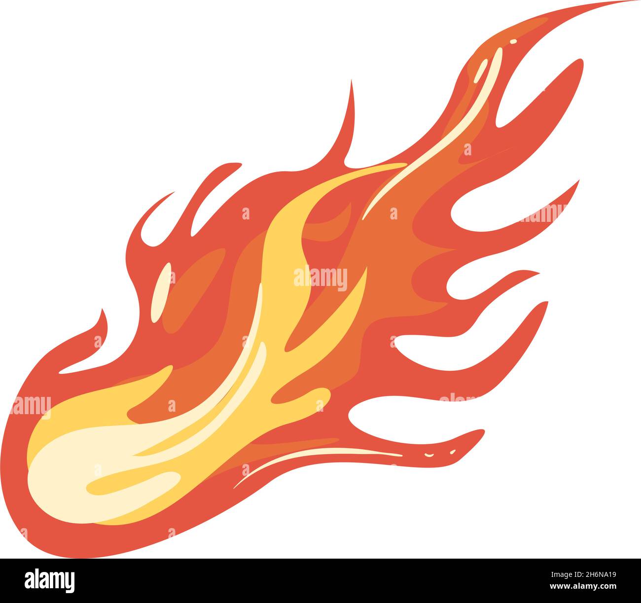 pretty fire illustration over white Stock Vector Image & Art - Alamy