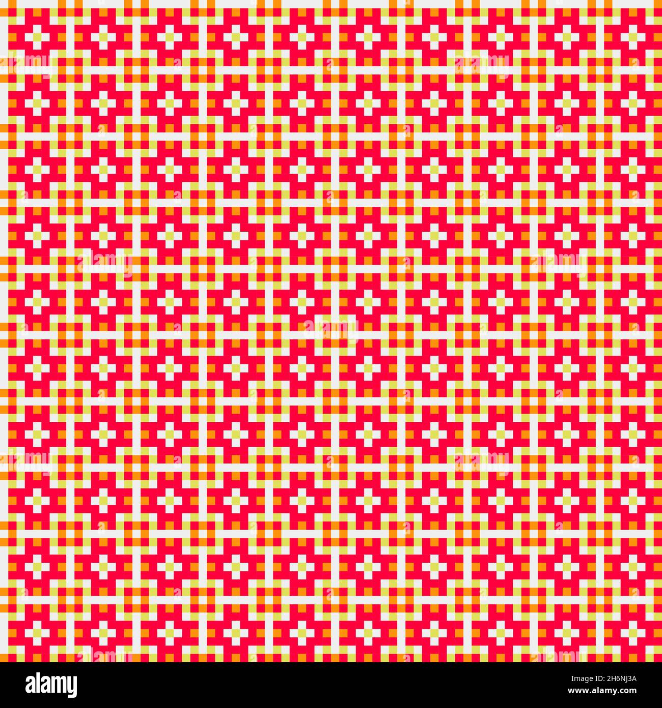 Abstract Cross-Pattern Dotted generative computational art illustration ...