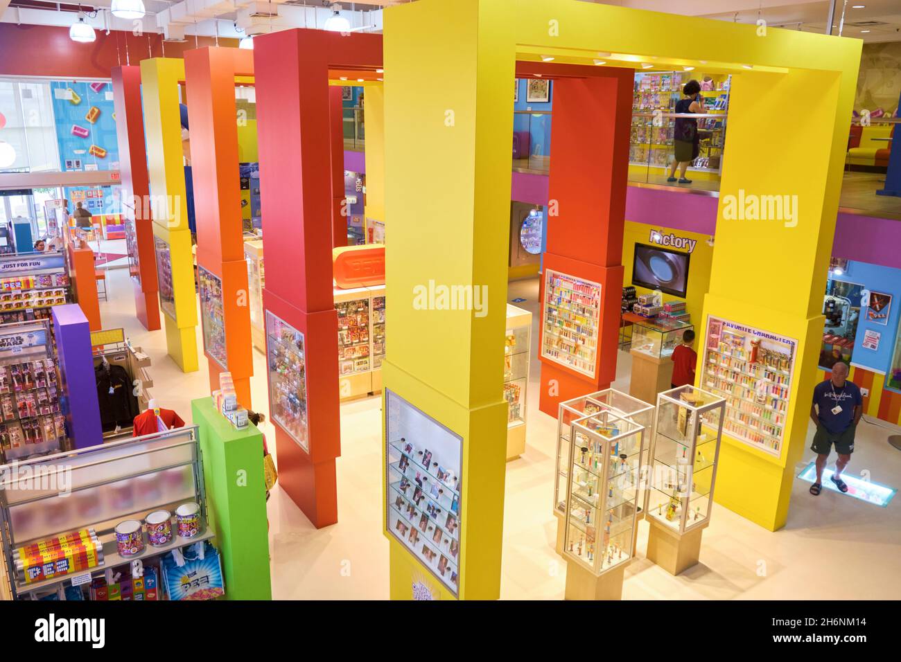 The cases full of vintage Pez candy dispensers and other collectibles