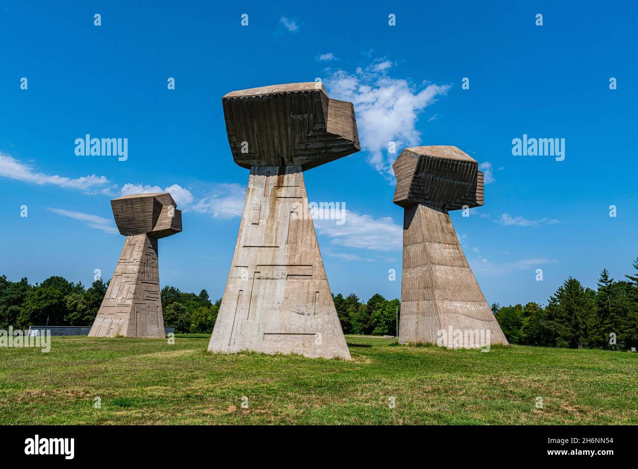 World war 2 Bubanj Memorial Park, Nis, Serbia Stock Photo