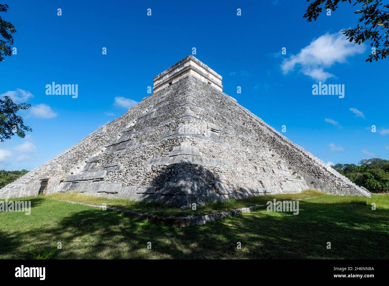 Unesco site pre-columbian city, Chichen Itza, Yucatan, Mexico Stock Photo