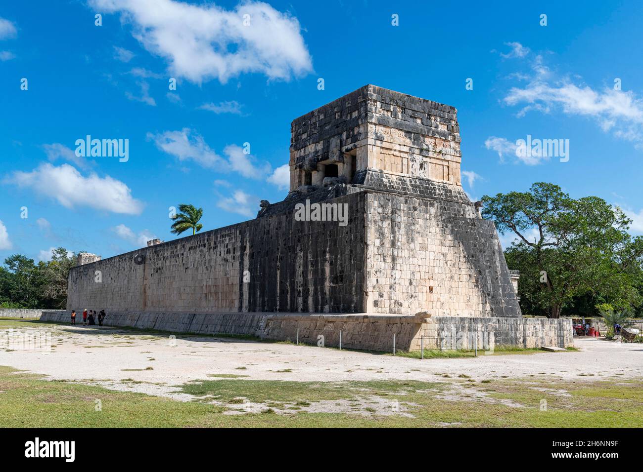 Unesco site pre-columbian city, Chichen Itza, Yucatan, Mexico Stock Photo