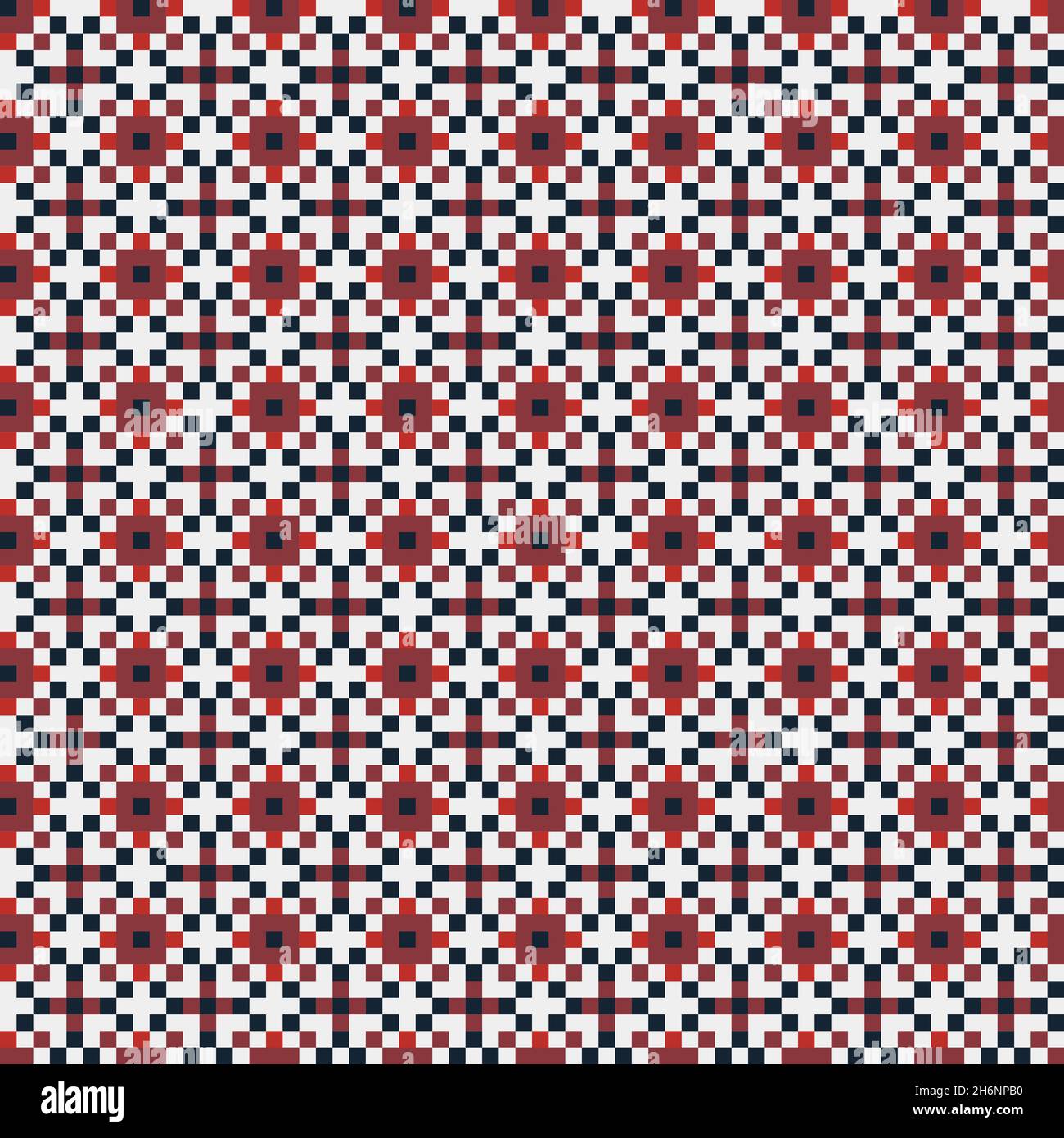 Abstract Cross-Pattern Dotted generative computational art illustration ...