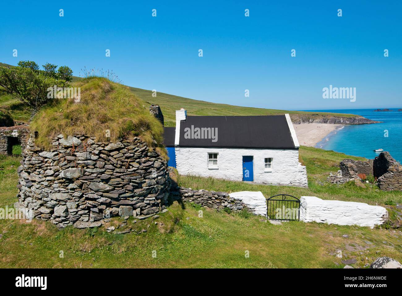 Old Irish House on the Great Blasket Islands, Dunquin, Dingle Peninsula