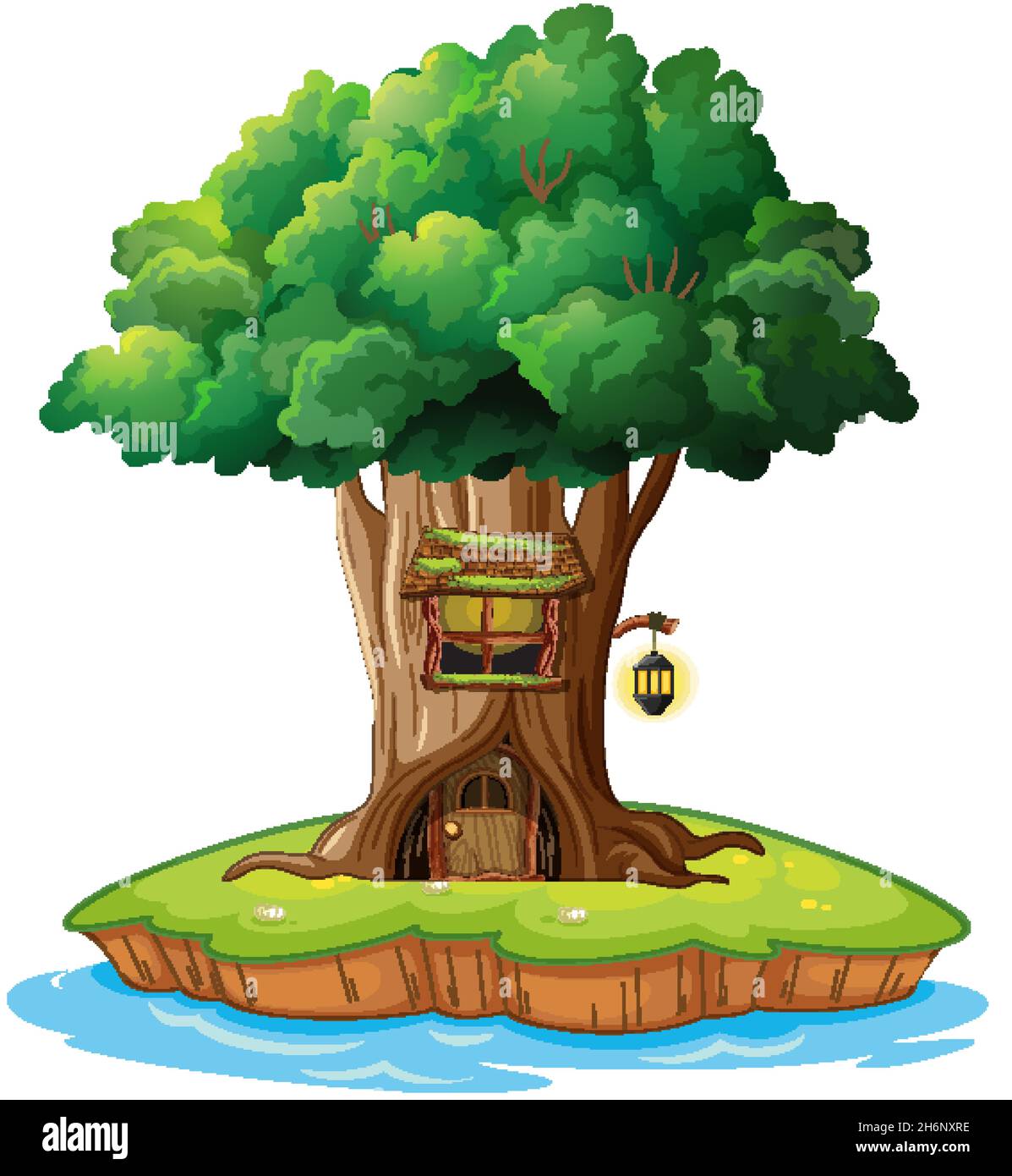 Fantasy tree house inside tree trunk on white background illustration Stock Vector Image & Art - Alamy Fantasy tree house inside tree trunk on white background illustration Stock Vector Image & Art - Alamy