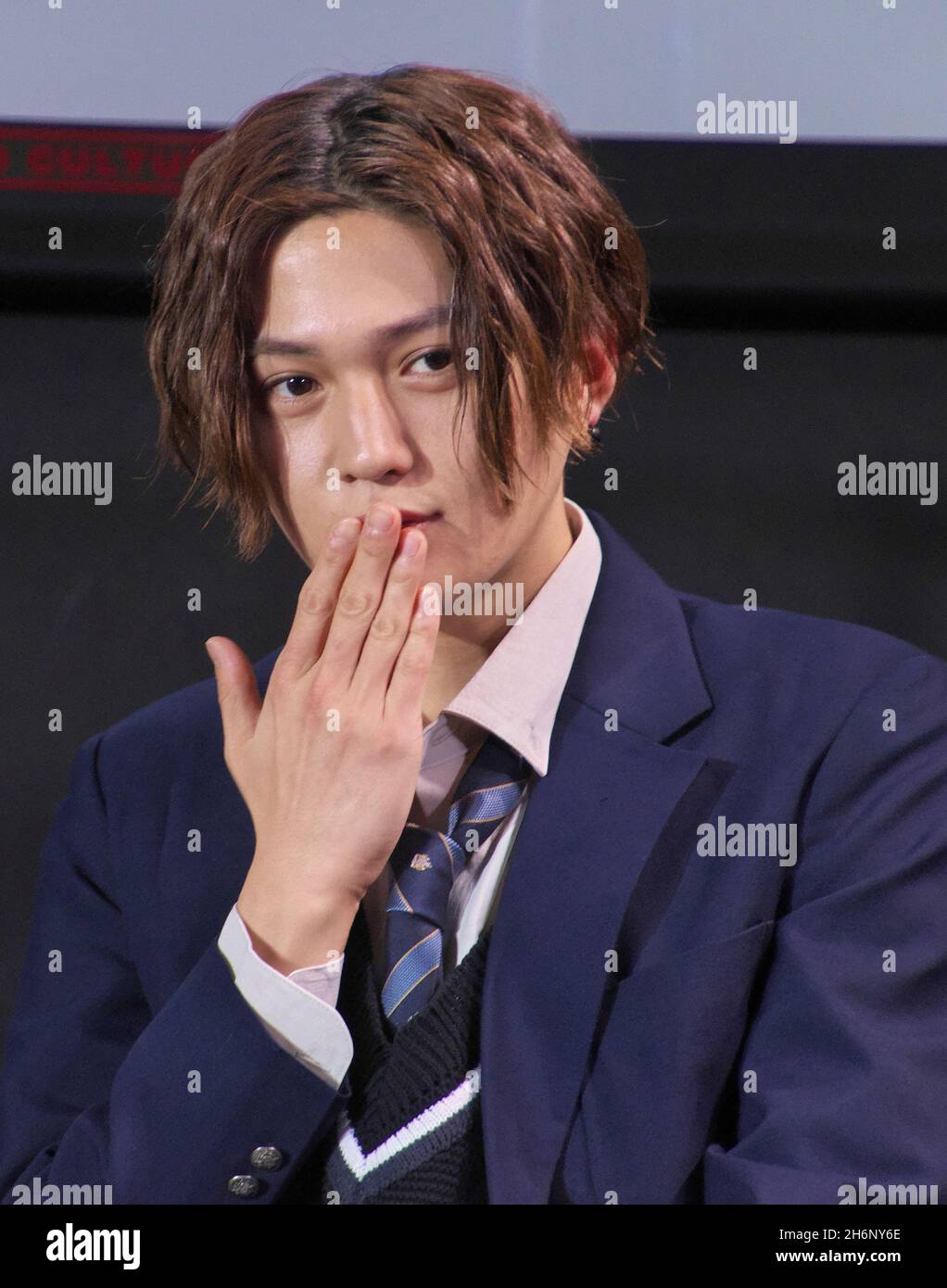 Japanese Singer And Member Of Fantastics From Exile Tribe Yusei Yagi Attends An Event For Japanese