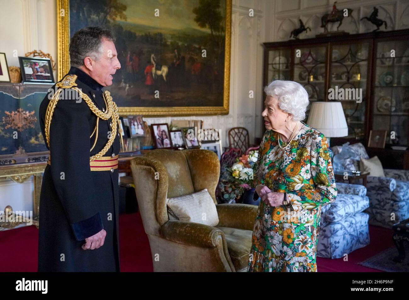 Queen Elizabeth II receives General Sir Nick Carter, Chief of the ...