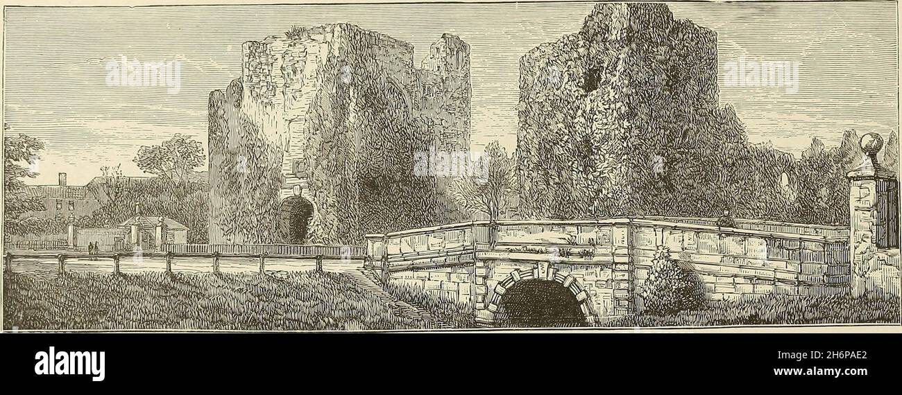 Maynooth Castle, 1885 Stock Photo
